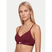 Tommy Hilfiger Trikotni nedrček UW0UW06673 Temno rdeča