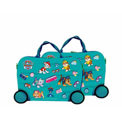 Nickelodeon Paw Patrol kovček s kolesi, majhen, turkizen