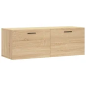 Vidaxl Stenska omarica sonoma hrast 100x36,5x35 cm inženirski les