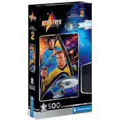 Clementoni - Puzzle 500 Star Trek: Kirk in Spock