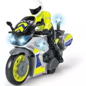 Djecja igracka Dickie Toys - Policijski motor, s motoristom