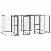 vidaXL Vanjski kavez za pse čelični 9,68 m2