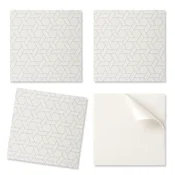 shumee Samolepilne vinilne ploščice z geometrijskim šesterokotnim vzorcem 9x30x30 cm