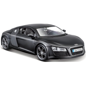 Maisto - Audi R8, matné čierne, 1:24