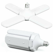 60W LED žarnica E27 6420lm 6000K za delavnice in skladišča bela