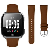 INF Kompatibilen Usnjen Pas z Litchi Vzorec za Fitbit Versa2/Versa Lite Brown, (5000079844)