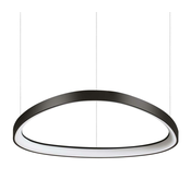 Ideal Lux - LED Zatemnitveni lestenec na vrvici GEMINI LED/48W/230V pr. 61 cm črna