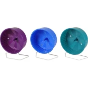 FLAMINGO Kolut s postoljem Willy Wheel za male glodavce, plasticni, razne boje - 13 cm