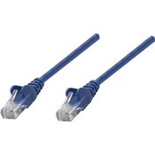 Intellinet RJ45 omrežni priključni kabel CAT 6 U/UTP [1x RJ45-vtič - 1x RJ45-vtič] 20 m moder Intellinet