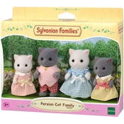 Sylvanian Persian Cat Family