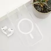 Maska Transparent Mag Case za iPhone 16 Pro bela