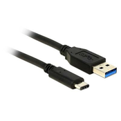 Kabel DELOCK, USB-A 3.1 (M) na USB-C (M), SuperSpeed, 0.5m