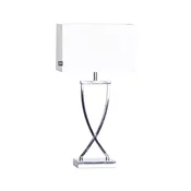 ByRydens 2820430-5000 - Stona lampa OMEGA 1xE27/5W/230V bela/sjajni hrom