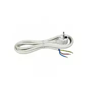 Commel Priključni kabel H05VV-F 3G1,5, 1,5 m, bel