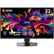MSI MAG 321UP QD-OLED X24, 31.5, 3840x2160 (UHD), 16:9, 300nits, 240Hz, 0.03ms, NVIDIA G-SYNC, AMD FreeSync Premium Pro, 1x DP 1.4a, 2x HDMI 2.1, 1x USB 2.0 Type-C (DP alt.) w/ 15W PD, VESA
