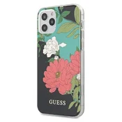 Guess Etui Guess N.1 Flower Collection za iPhone 12 Pro Max - črno