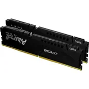 KINGSTON Fury Beast 64GB (2x32GB) 6000MT/s DDR5 CL30 EXPO KF560C30BBEK2-64 ram pomnilnik