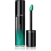 MAC Cosmetics Dazzleshadow Liquid Eyeshadow tekoče senčilo za oči odtenek Telepathic Teal 4 ml