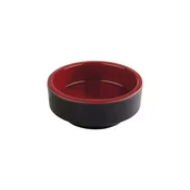 Globoka skledica APS ASIA Plus Bento, črna/rdeča, premer 7,5 cm