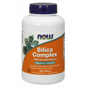 Silicijev kompleks 40 mg – iz izvlečka preslice NOW (180 tablet)