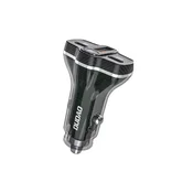 slomart Avtomobilski polnilec Dudao R78 78W USB-C PD/2xUSB-A QC - črn