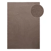 Sivorjava ročno tkana volnena preproga 80x150 cm Eleni Taupe – Hanse Home