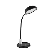 Globo 58496S - LED namizna svetilka KIRK na dotik z možnostjo zatemnitve LED/12W/230V črna