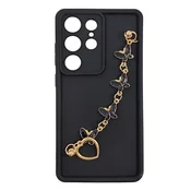 MM TPU SAM GALAXY S25 ULTRA - SILICONE CANDY WRIST STRAP Bl Butterfly
