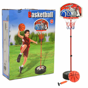 shumee Otroški košarkarski komplet nastavljiv 120 cm