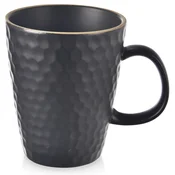 Northix Keramična skodelica črna TEA TIME 420 ml