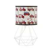 Decija stona lampa KIDS ROOM 1xE27/60W/230V, precnik 18 cm, vatrogasci