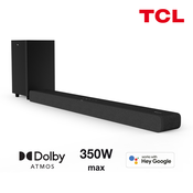 TCL 8 Series TS8132 soundbar zvucnik Crno 3.1.2 kanali 350 W