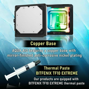 BitFenix CPU vodni hladilnik 360 mm Black / Tanek - 32 mm / ARGB / 4-pin / AMD in Intel