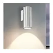 Eglo 33581 - LED RGBW prigušivo vanjsko zidno svjetlo RIGA 1xGU10/5W/230V IP44 matni krom