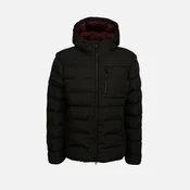 Black Mens Down Jacket Geox Snake - Mens