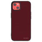 Silikonski črni ovitek za Apple iPhone 13 - Burgundy red