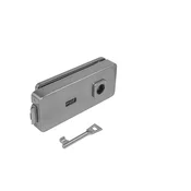 Steklena vrata LOCK MP UNIQUE R8 - BB (BN - Brušeno nerjaveče jeklo), MP BN (brušeno nerjaveče jeklo)