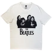 The Beatles Group Photo Anthology Drum (Back Print) White XL Majica