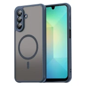 Hibridni ovitek HaloFrost II MagSafe za Samsung Galaxy A26 - navy blue
