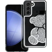 Ovitek TEDDY BEAR za SAMSUNG S26 Ultra srebrn