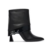 Škornji KARL LAGERFELD Debutante KL32051 Črna