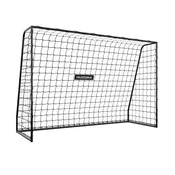 Hudora: TecTo kovinski nogometni gol, 240 cm – črn
