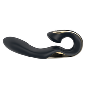 Zini Roae Three-Way Pleasure Vibrator Black-Gold