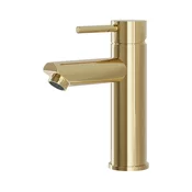 BATH DELUXE 28-017-03-64-02 - Pipa za umivalnik RINGSTED 17,8 cm sijajni medenina