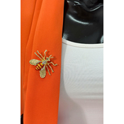 Brooch Bee A-2-21-9 red