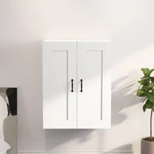 Viseci zidni ormaric bijeli 69,5 x 32,5 x 90 cm