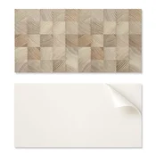 shumee Komplet PVC ploščic z vzorcem za dnevno sobo, samolepilne, vzorec lesenih desk, 6x60x30 cm