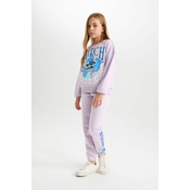 DEFACTO Girls Disney Lilo & Stitch Elastic Waist Standard Fit Jogger Sweatpants