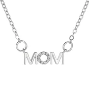 Ogrlica Mama - srebrna KP28446