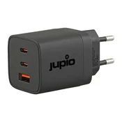 Jupio Triple USB adapter (2C1A) GaN polnilec 65W